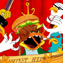 Arrr! A crispy chicken sandwich with a claw still clingin' sets the seas of social media ablaze, matey!