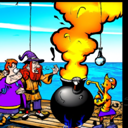 "Ye be wary o' the Pink Flame Douse, matey! A fearsome beast that bites back, it do!"