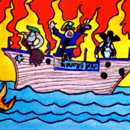Arrr, matey! Carolinas aflame! Evacuate ye landlubbers! South Carolina’s banished fire like a scallywag from me ship!